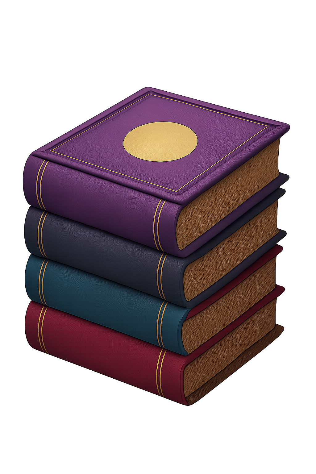 A multicolore stack of mysical books
